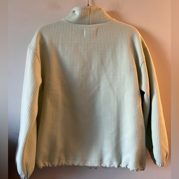 Madewell MWL Quilted Jacquard Zip Jacket in Iced Mint - SMALL - Picture 12 of 12